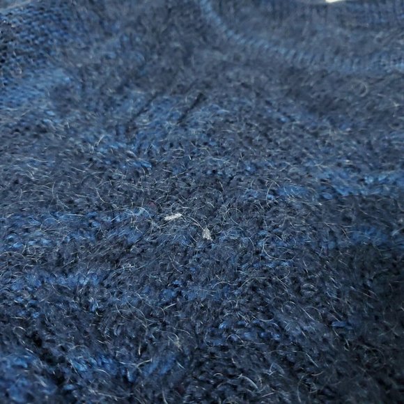 Calvin Klein Jeans  Sweater‎ Womens Medium Blue Acrylic Pullover - Picture 7 of 9